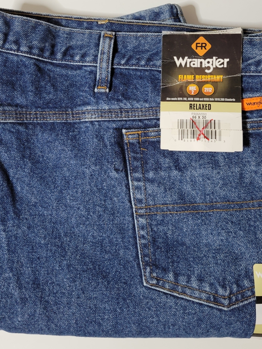 Wrangler FR Flame-Resistant Relaxed Fit Jean Waist 56